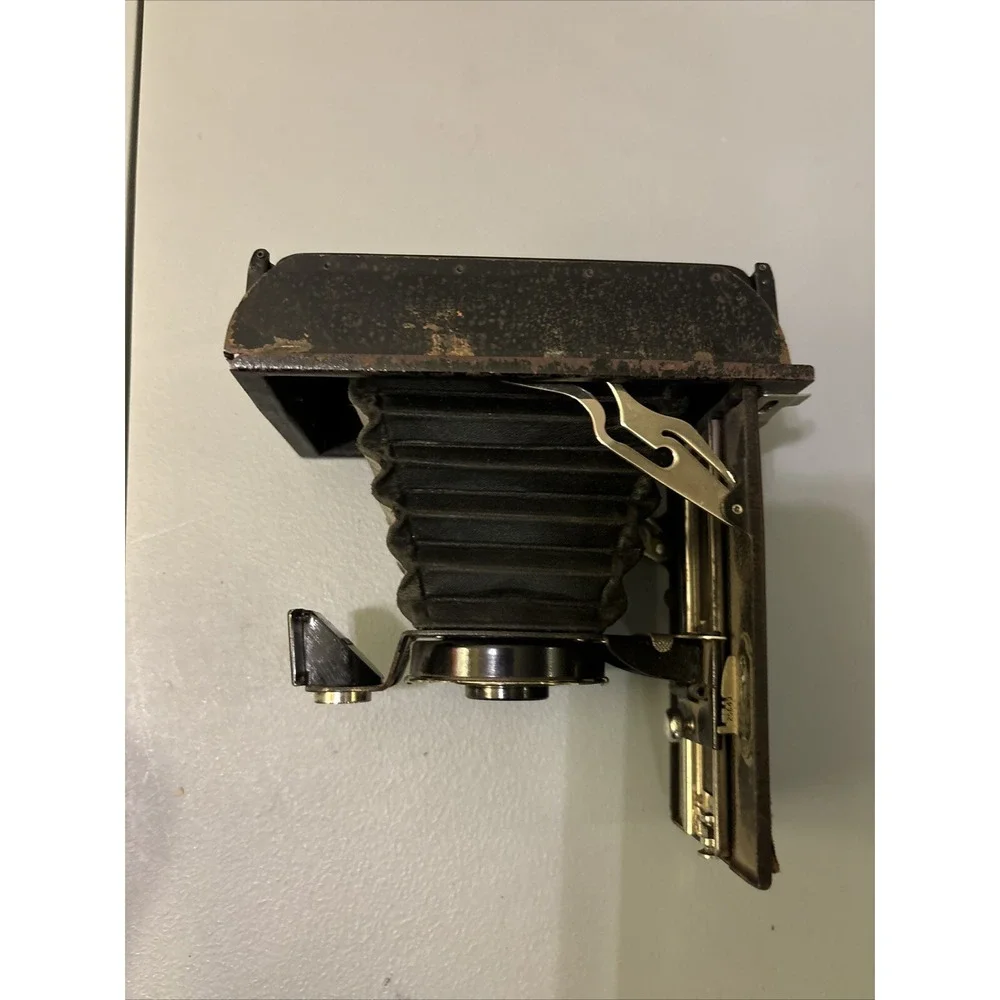 Eastman Kodak No 1 Kodex Hawk-Eye Model B Folding Bellows Camera Black Fair